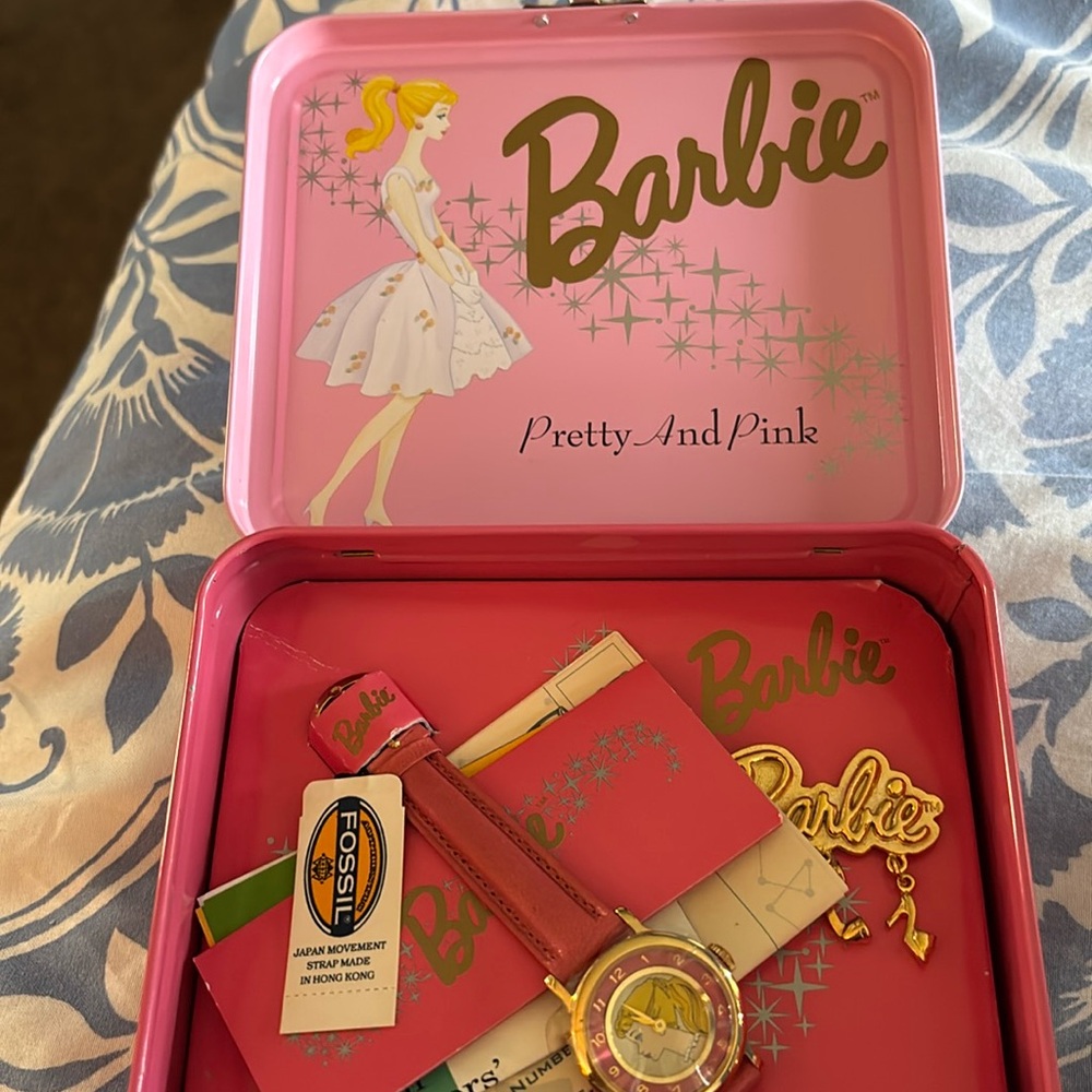 Barbie Vintage 1994 Official “Pretty & Pink” Watch—#04712/20,000. By Fossil